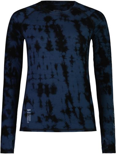 Mons Royale Bella LS Garment Dyed - ice night tie dye S