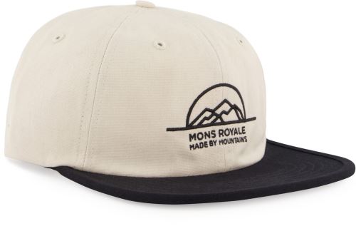 Mons Royale Roam 6 Panel Cap - oatmeal