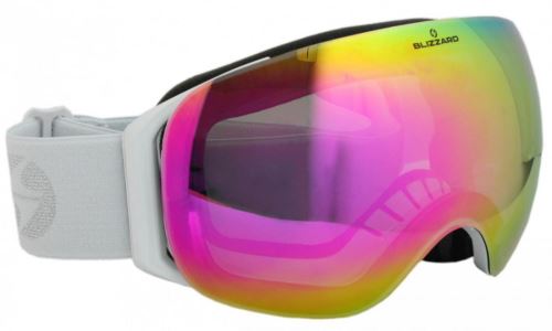 Blizzard 999 MDAVZSPFO - white shiny, amber2, pink revo, polar photo