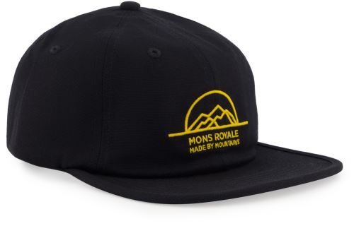 Mons Royale Roam 6 Panel Cap - black