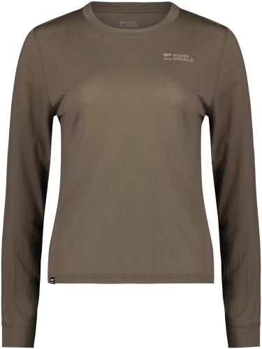 Mons Royale Icon Relaxed LS - walnut S