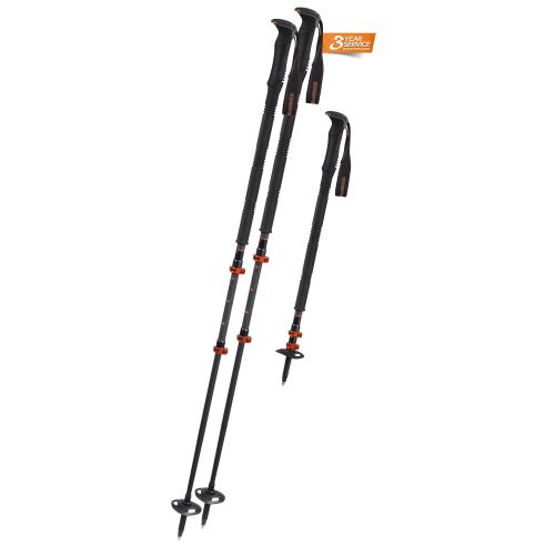 Komperdell Carbon CXP Pro 105-140cm - černá/oranžová