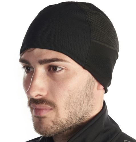 Fischer Beanie Seamless Wind - černá/zelená