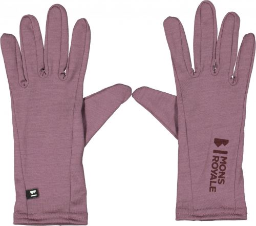 Mons Royale Volta Glove Liner - mauve