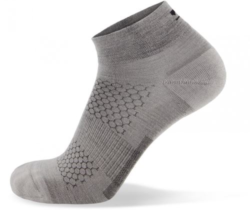 Mons Royale Atlas Merino Ankle Sock - grey marl