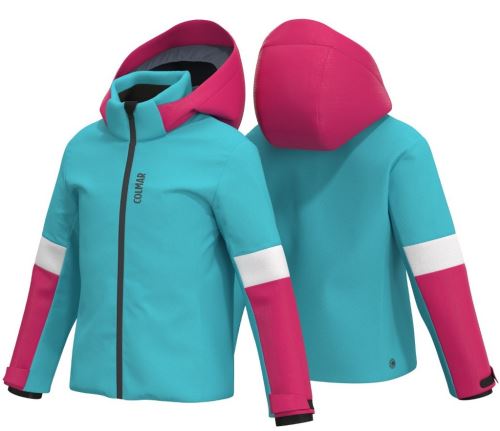 Colmar Girl Ski Jacket 3157 - aquarius-fuchsia-white