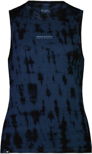 Mons Royale Icon Relaxed Tank - ice night tie dye S